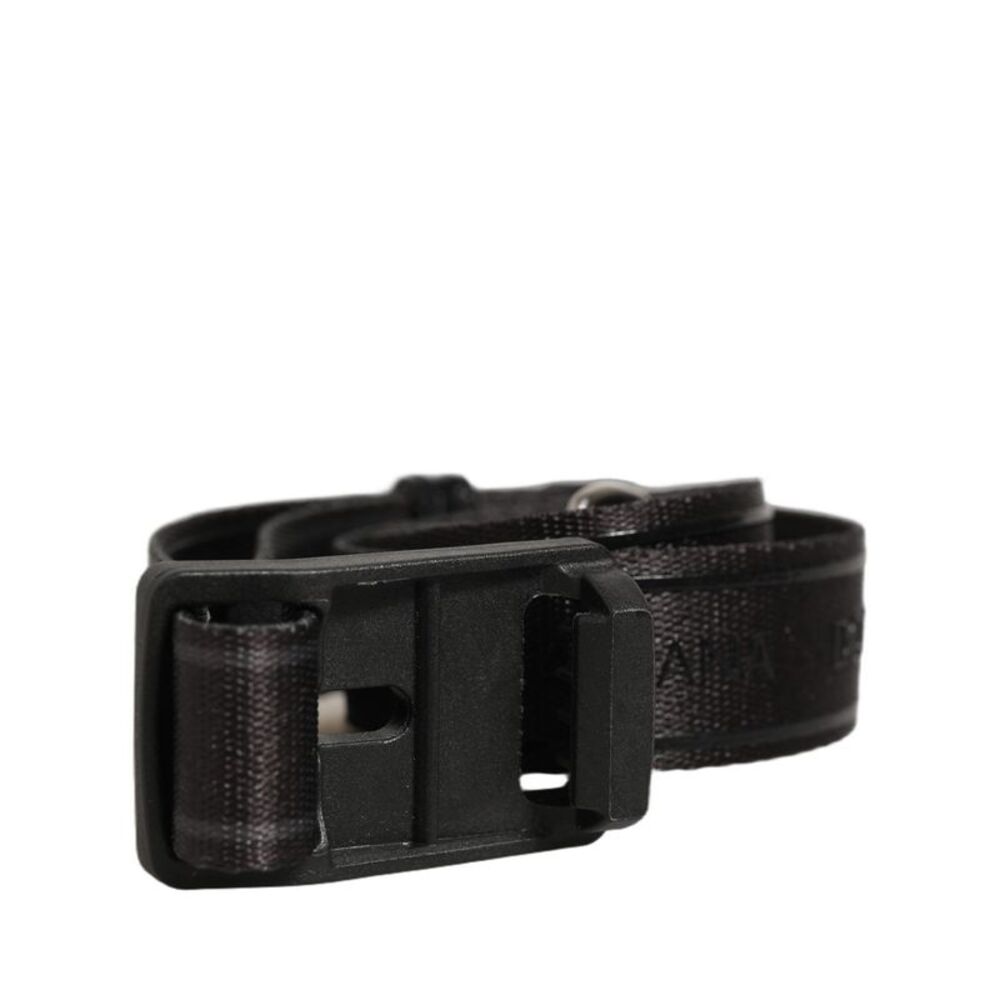 Dolce & Gabbana Men Black Nylon Webbing Plastic Buckle Men's Belt